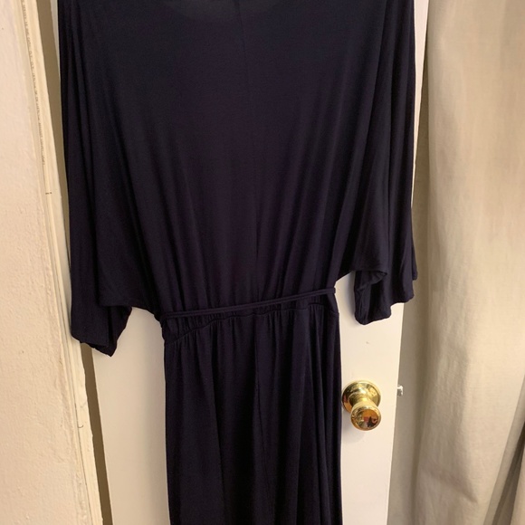 NWT-Club L Plus Dress W/ Kimono Sleeves - Navy/ 20 - Picture 2 of 4